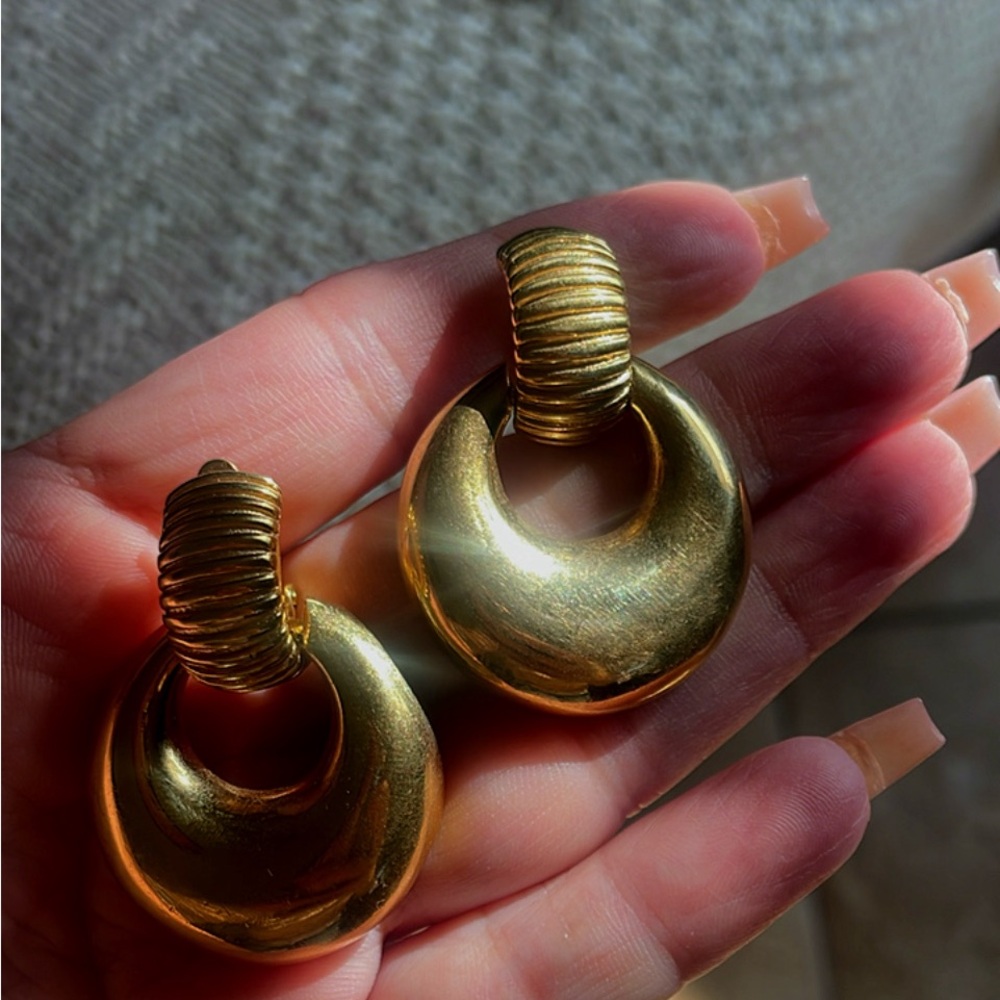 Gold Hoop Earrings